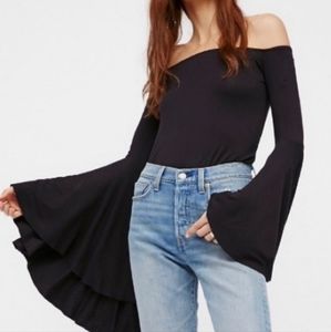 Wide sleeve free people top